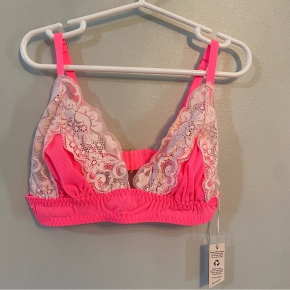 We Are HAH Free People On The Double Bralette hot pink - Picture 1 of 5